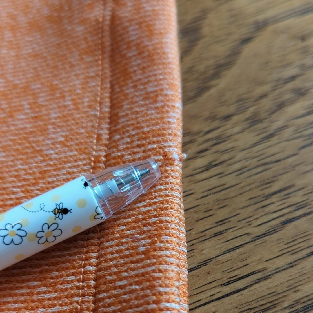 Tibi Vibrant Speakled Orange Knit Tank Top - Picture 6 of 8